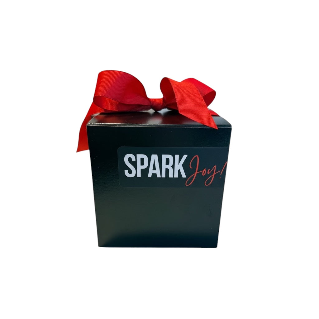 Spark Joy! Black Tin