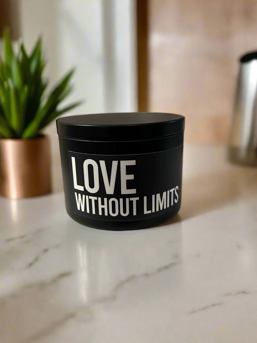 Love without Limits Black Tin