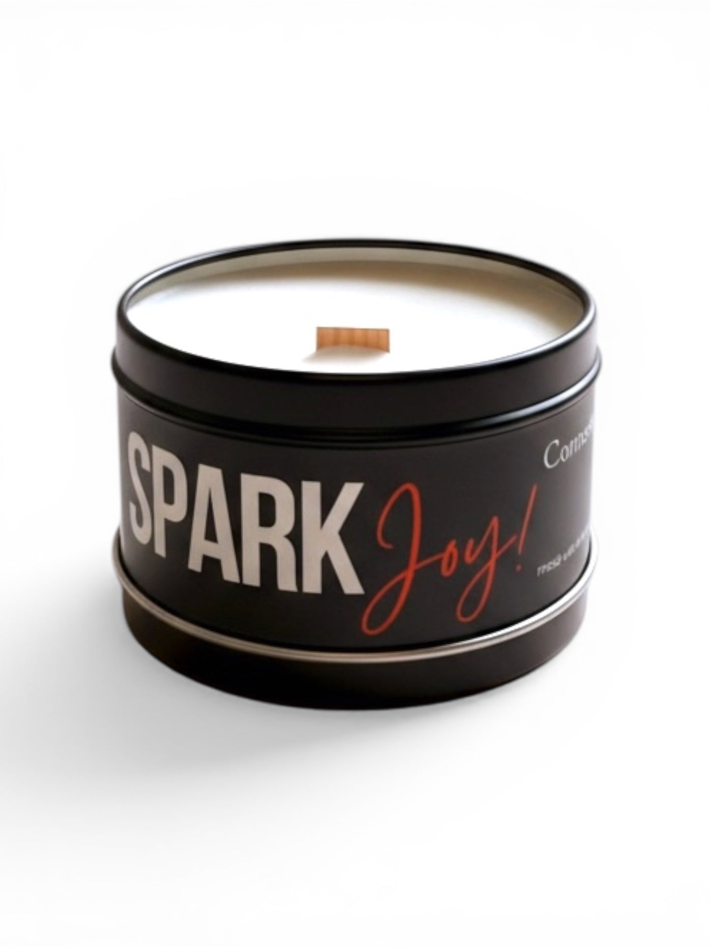 Spark Joy! Black Tin