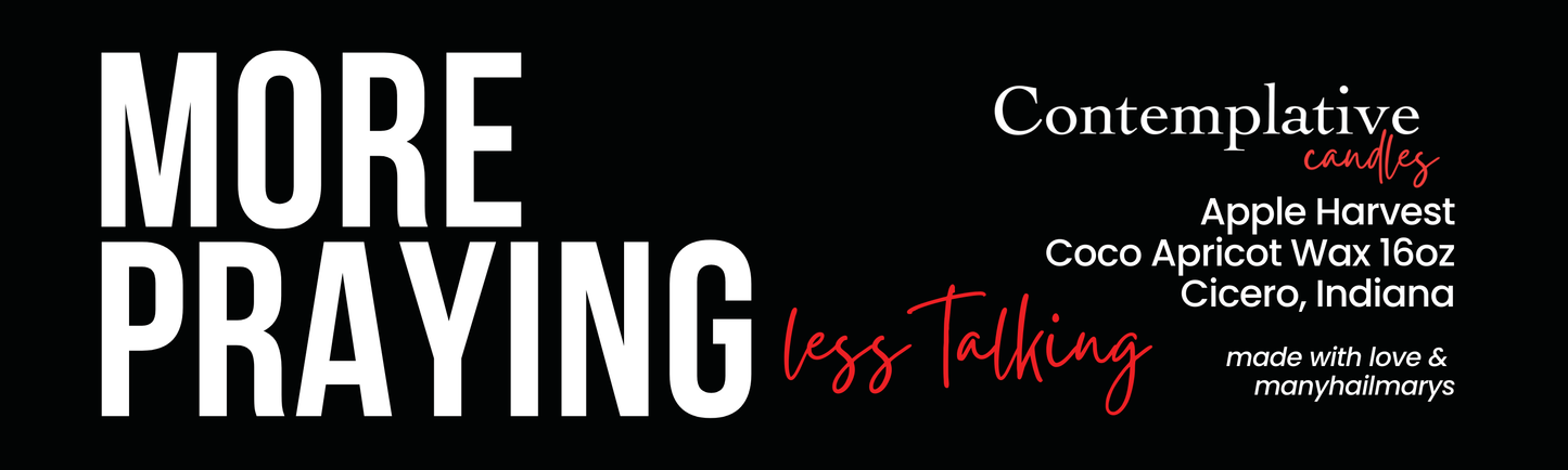More Praying Less Talking